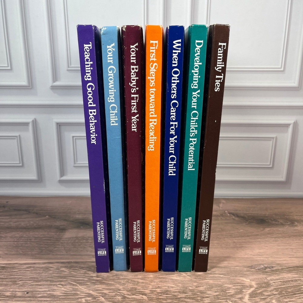 Time-Life Successful Parenting‎ Book Set 7 Volumes Hardcover 1987 Vintage Multi